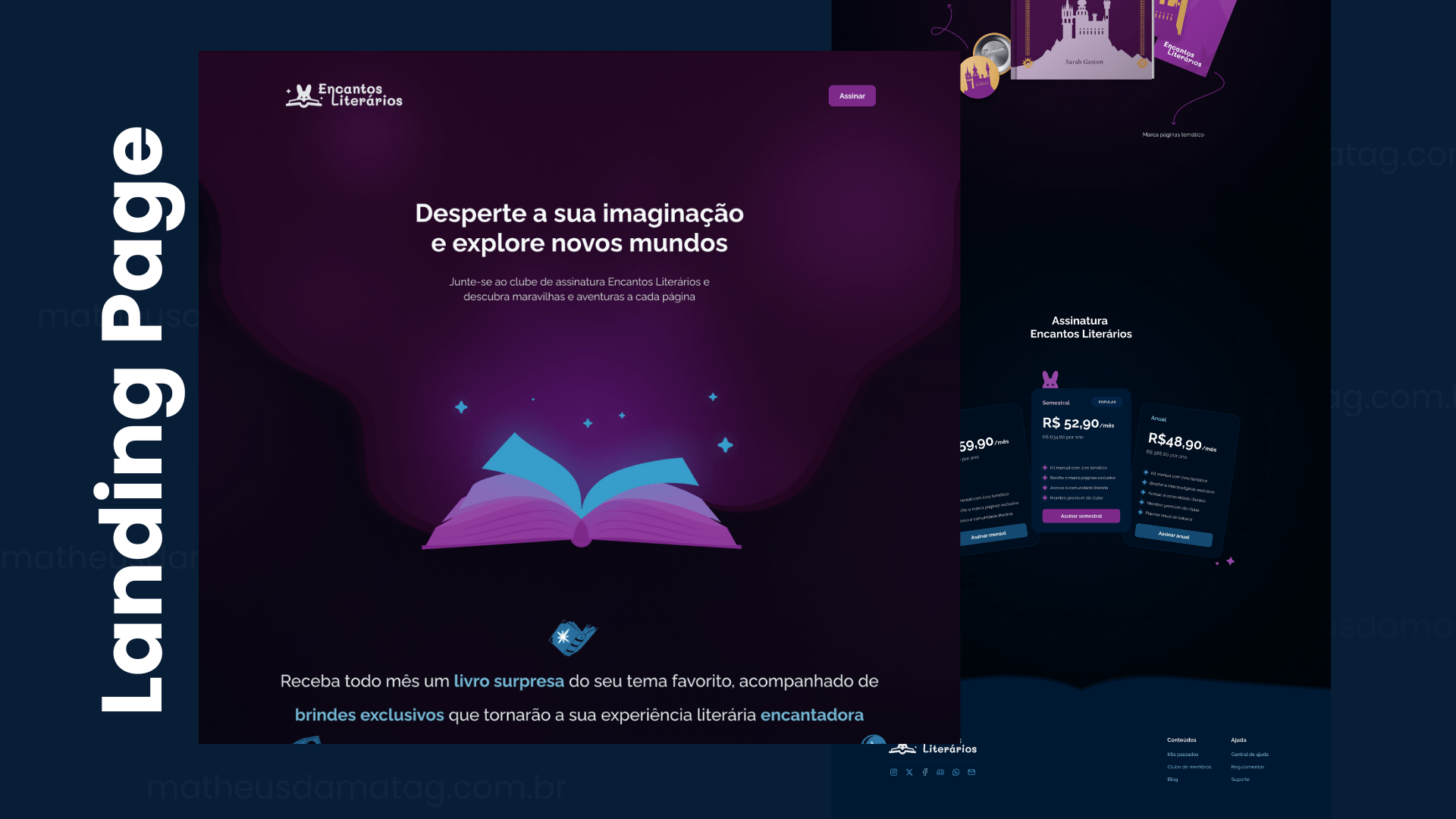 Landing Page - Clube de Assinatura de Livros